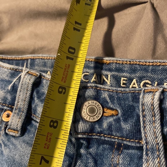 50% off w like American Eagle Size 00 Blue Denim Women’s Mom - Picture 8 of 8